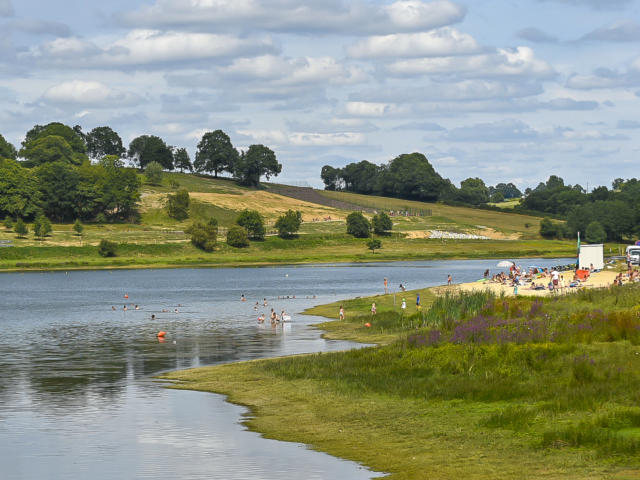 Plan d'eau de la Haute Vilaine a la Chapelle-Erbree
