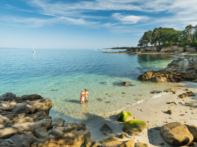 Littoral de la côte Est de la pointe de Beg Meil