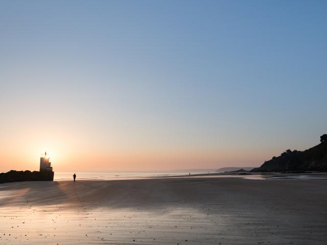 Binic-Etables sur Mer - La plage des Roches Brunes