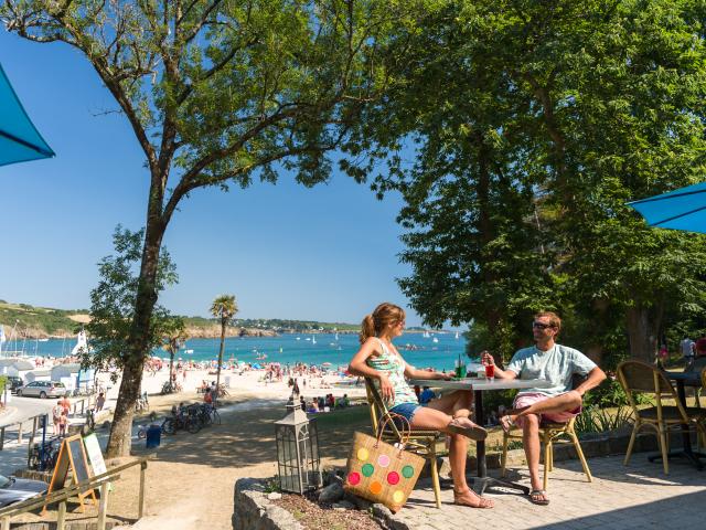 Port Manec'h - Petite pause boisson en terrasse