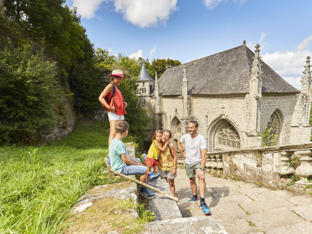 Le Pays du Roi Morvan, site de la chapelle Sainte-Barbe- Le Faouët