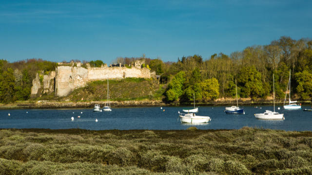 Jusqu’au Cap Fréhel en vélo électrique, Château du Guildo