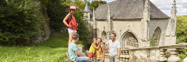Le Pays du Roi Morvan, site de la chapelle Sainte-Barbe- Le Faouët