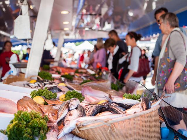Étal de poissonnier