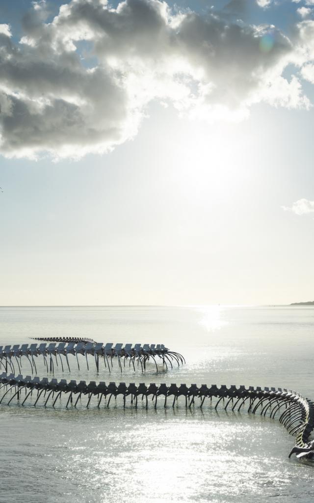 Serpent d'océan, Saint-Brévin-les-Pins, oeuvre du parcours Estuaire