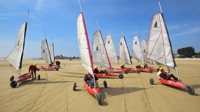 Char à voile - Plouescat