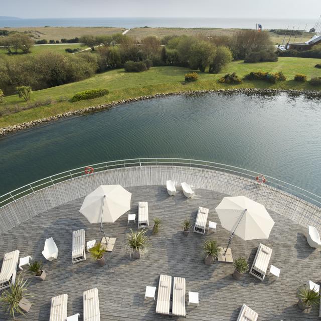 Le solarium - Miramar La Cigale Hôtel Thalasso & Spa Arzon-Port du Crouesty