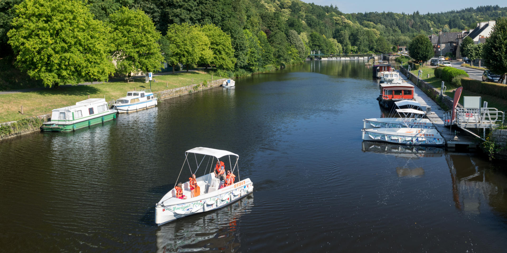 Balade en bateau sur le Blavet