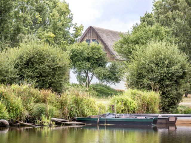Apéro Oiseaux® au coeur des marais de Brière, maison en toit de chaume