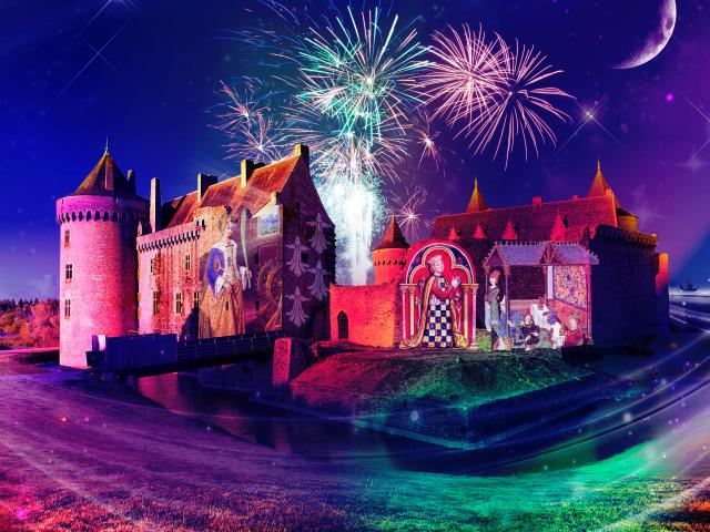 Spectacle nocturne au Château de Suscinio