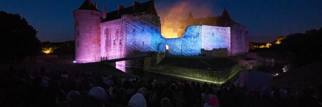 Spectacle nocturne au Château de Suscinio