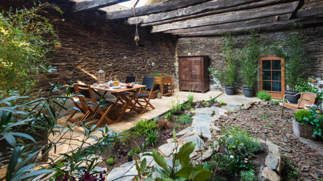 Gite Jardin Intérieur - Saint Congard - jardin intérieur