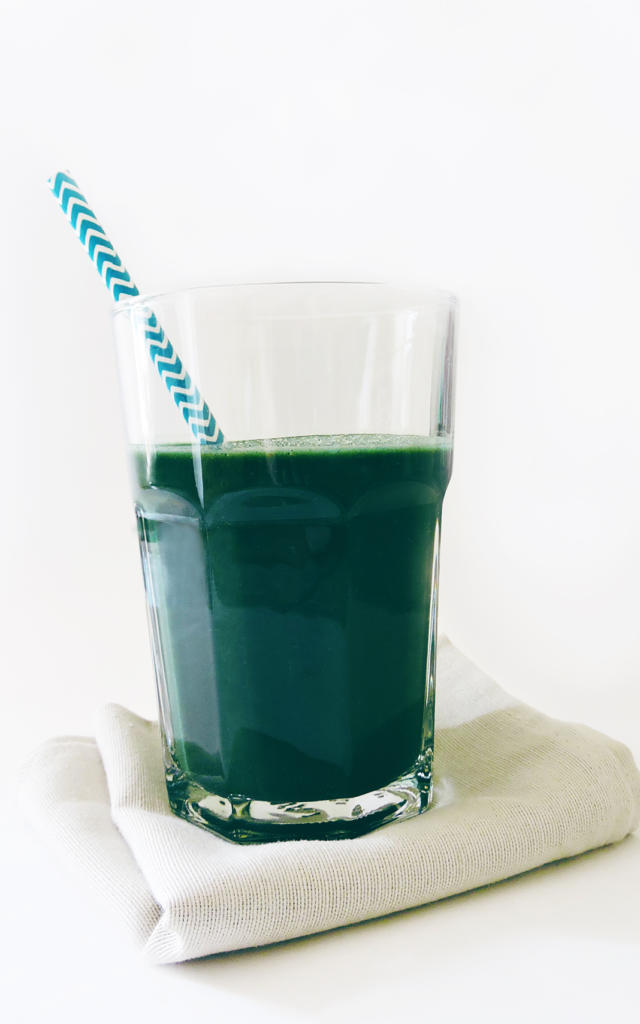 Smoothie cassis spiruline