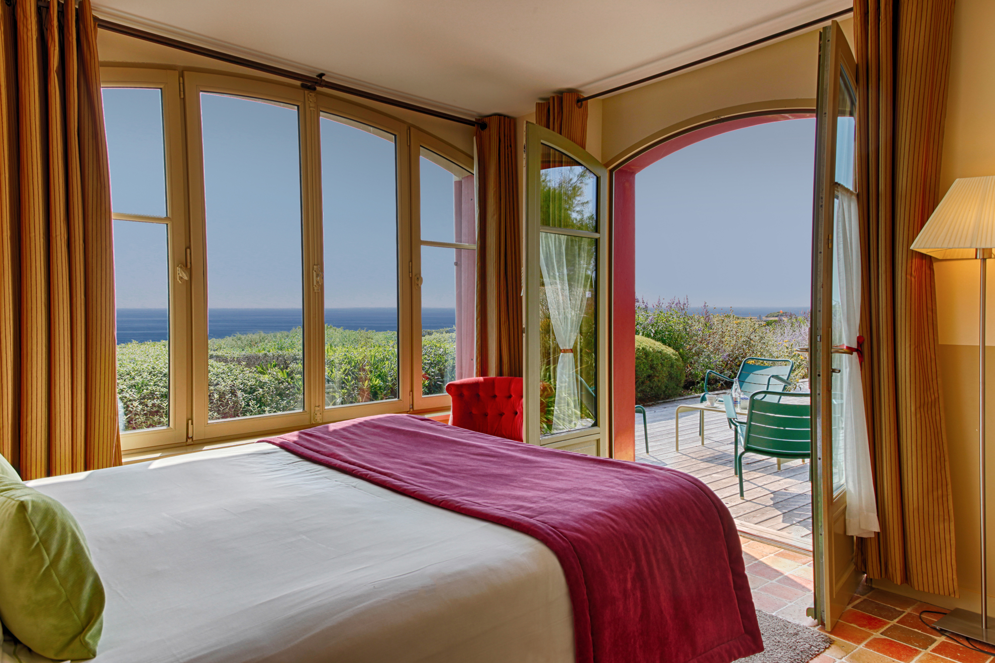 Hôtel du Grand Large à Belle-Île-en-Mer_chambre vue mer
