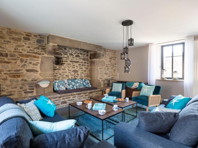 Grands gîtes de Cancale -Terra Lodge - salon