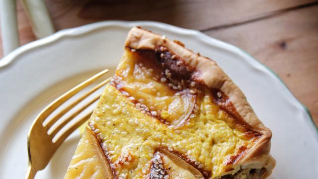 Quiche aux algues
