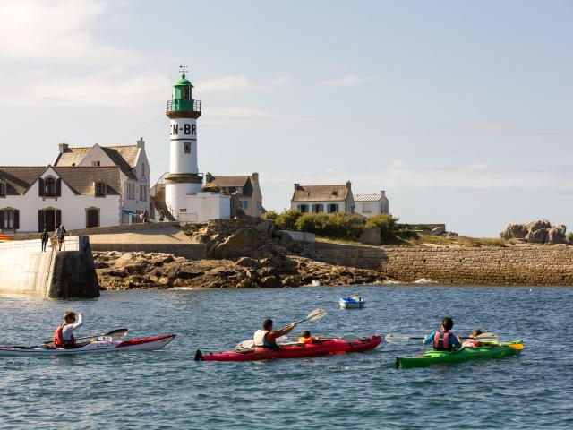Kayak en famille - Ile de Sein