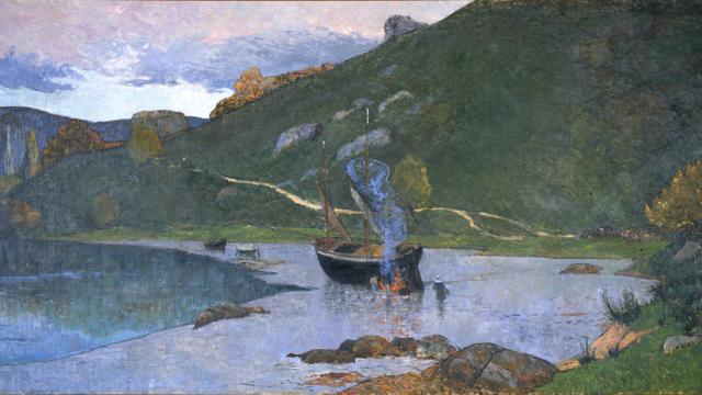 Maxime Maufra - Vue du port de Pont-Aven, 1893-94