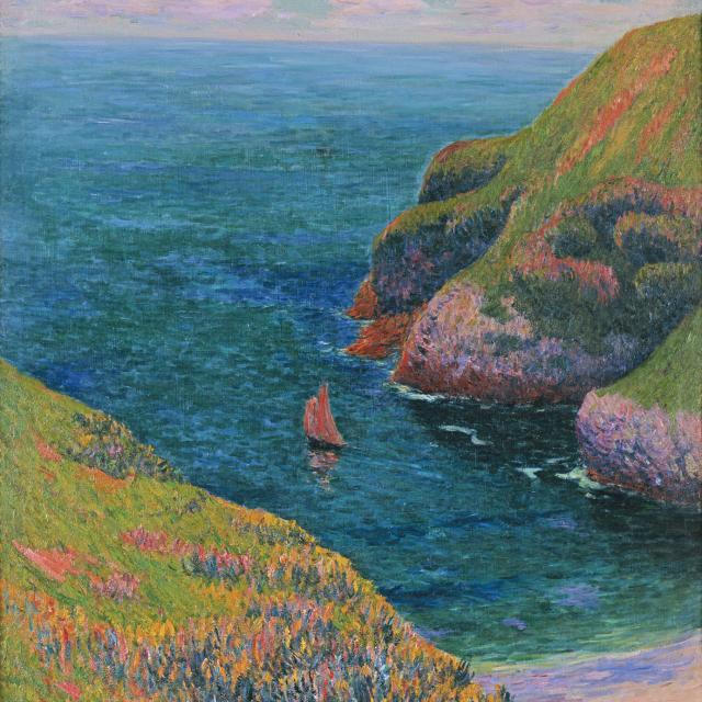 Henry Moret (1856-1913) - Goulphar, Belle-île, 1895 - Huile sur toile