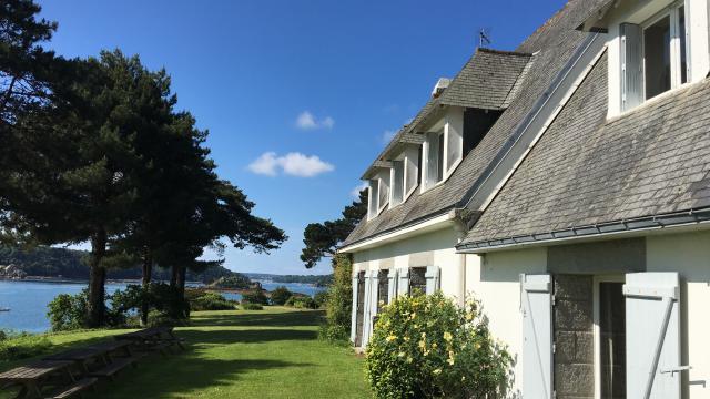 Lézardrieux - L'ile à Bois - Façade jardin