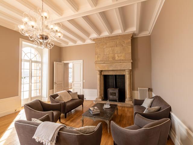 Crozon - Manoir de Rulianec - Salon
