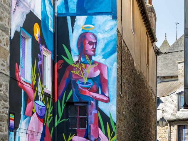 Saint-Brieuc - Street art - Place au lin