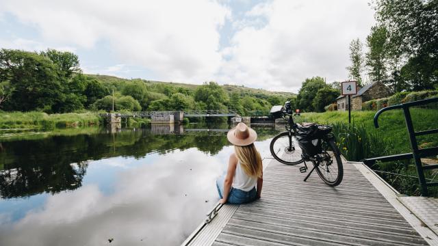 La Vélodyssée, entre Guarec et Pontivy