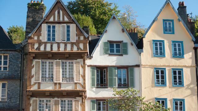 Les maisons à Pondalez de Morlaix