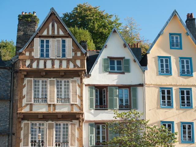 Les maisons à Pondalez de Morlaix