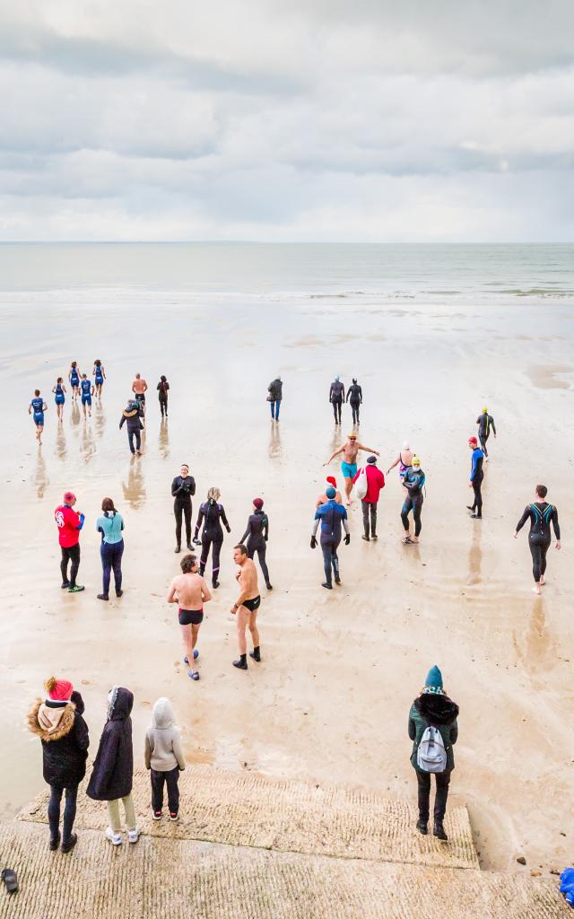 Plouha - Ice swimming