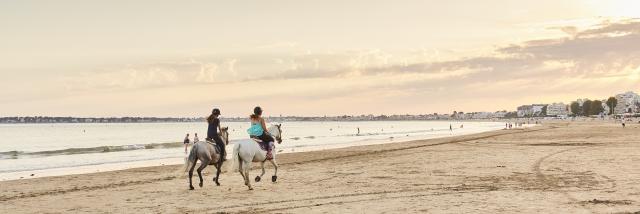La Baule - A cheval