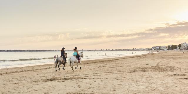 La Baule - A cheval