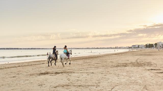 La Baule - A cheval