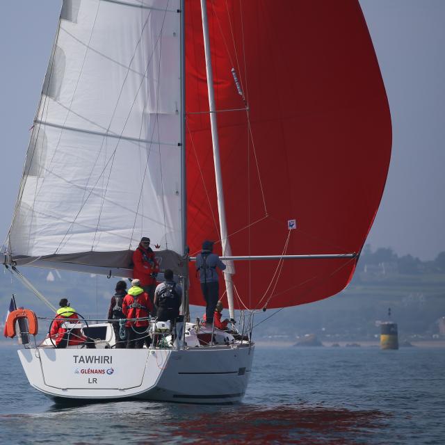 Reportage lors du rally des Glénans pour l'école de voile des Glénans.