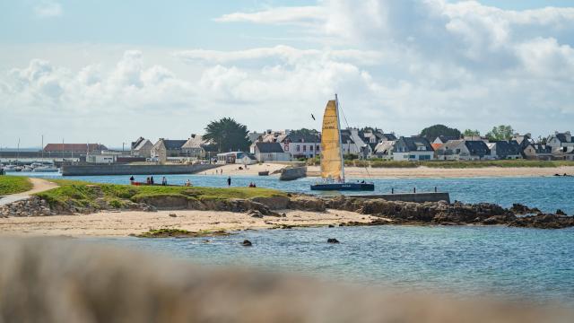 Lorient - La rade à la voile