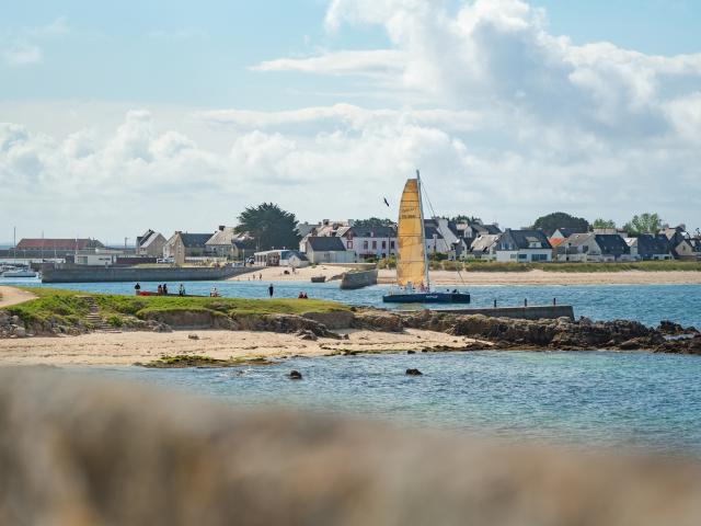 Lorient - La rade à la voile