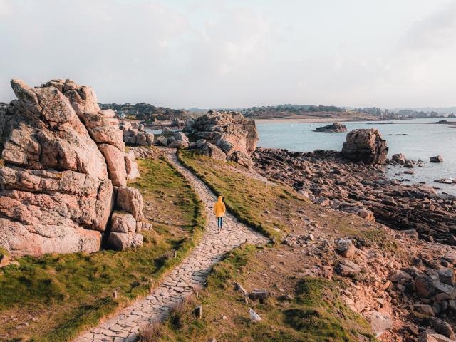 Promenade sur le sentier côtier