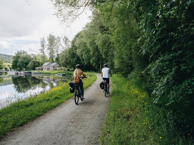 La Vélodyssée, entre Guarec et Pontivy