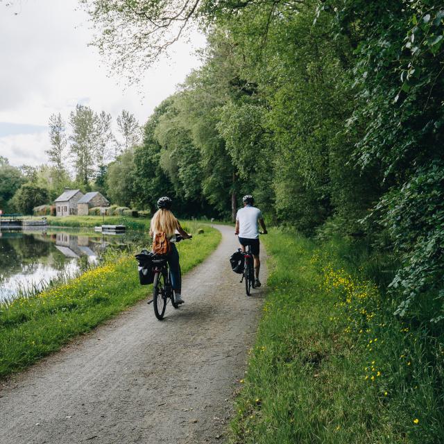La Vélodyssée, entre Guarec et Pontivy