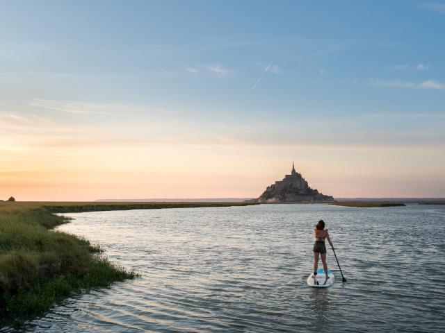 Paddle vers le Mont-Saint-Michel