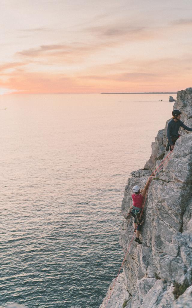 Presqu'île de Crozon - Escalade à la Pointe de Pen Hir
