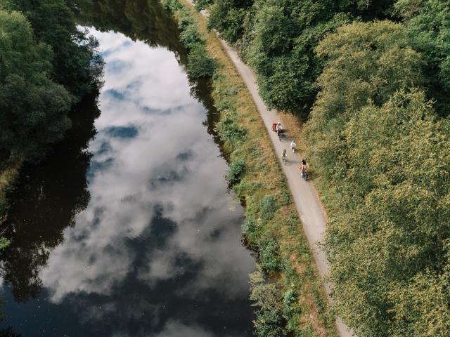 Gouarec - Canal de Nantes à Brest à vélo