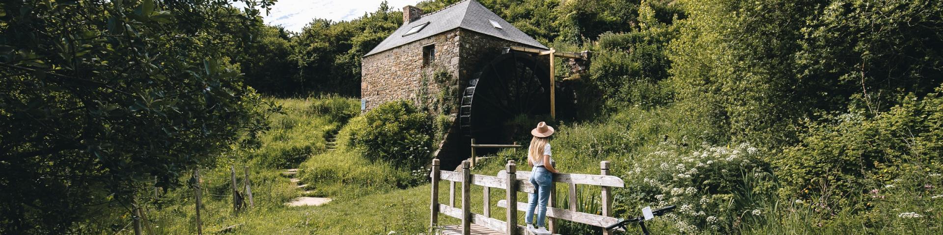 Morlaix - Randonnée Vélo - Pause au moulin