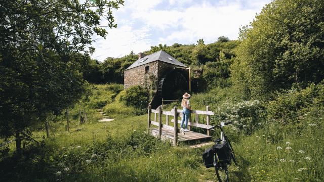 Morlaix - Randonnée Vélo - Pause au moulin