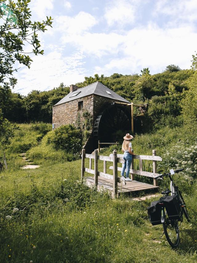 Morlaix - Randonnée Vélo - Pause au moulin