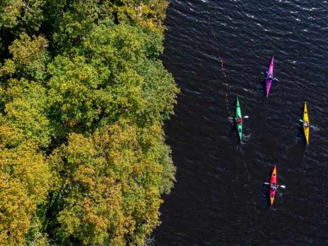 Saint-Brieuc - La Méaugon - Balade en kayak au Lac de Saint-Barthélémy