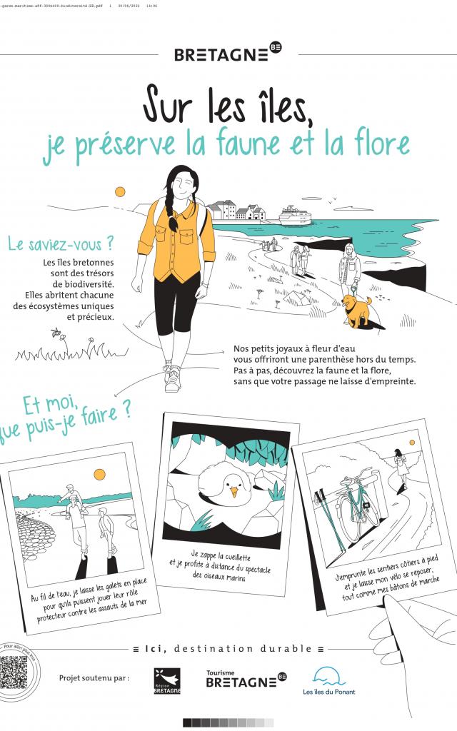 Ecogestes iles - Affiche biodiversité