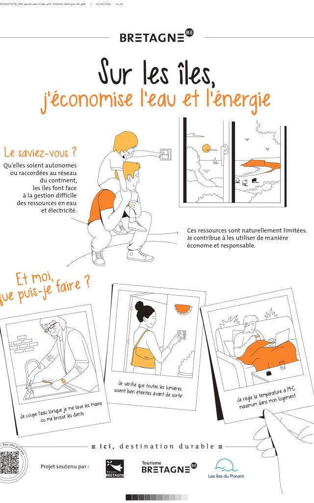Ecogestes iles - Affiche énergie