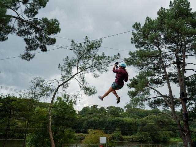 Bain-sur-Oust - Ile-aux-Pies - Accrobranche - Tyrolienne - Parcours aventure