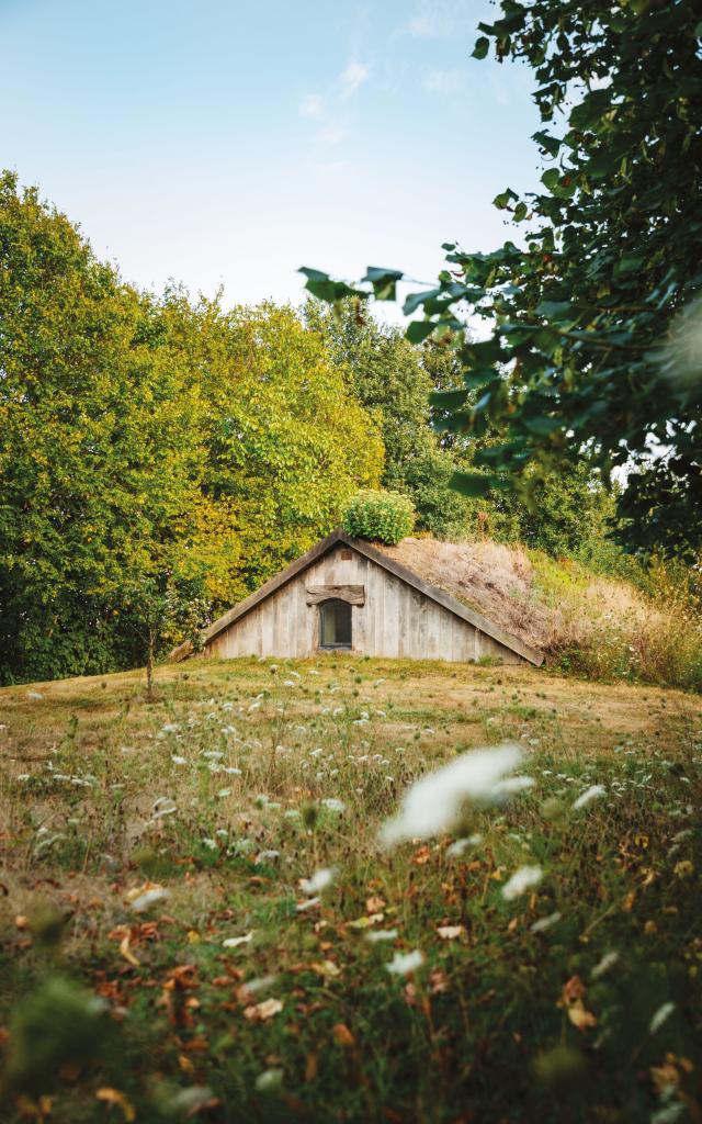 L’écolodge La Belle Verte à La Pihourdière, Saint-M’Hervé
